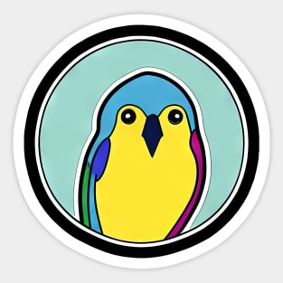 cute budgie parakeet | Sticker